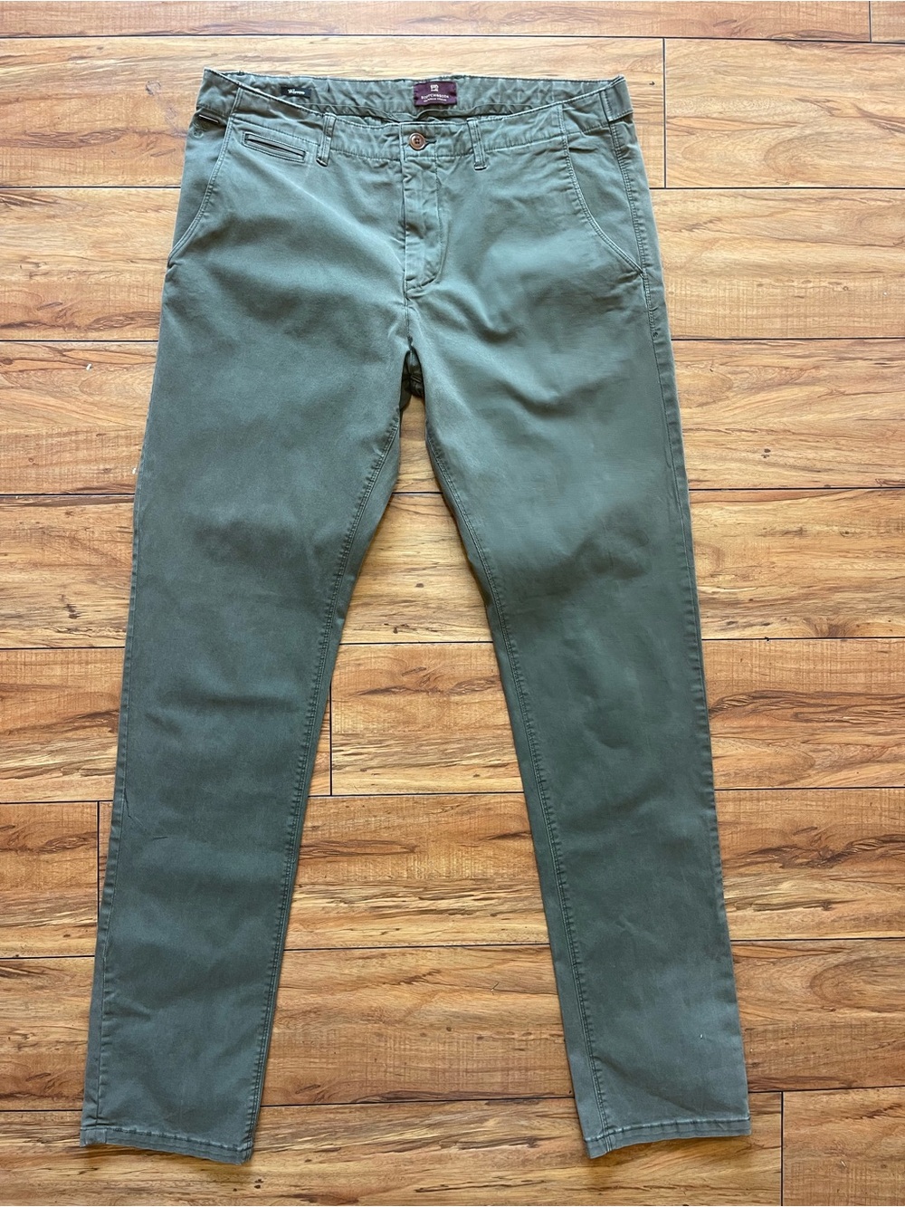 Scotch Soda‎ Pants Mens 33X34 Blue Stuart Stretch Chino Slim Fit Trousers Work